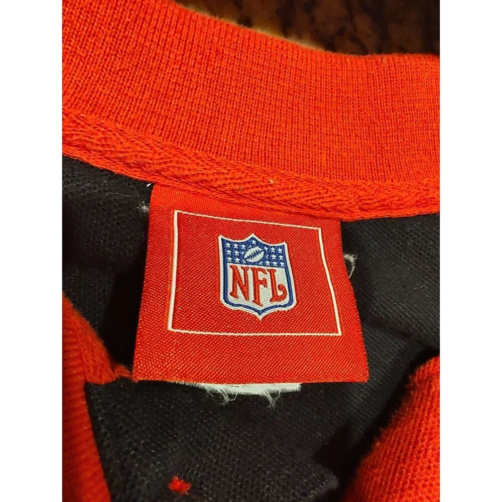 Vintage Tampa Bay Buccaneeers Polo Shirt Adult XLarge Red Black White NFL - Picture 15 of 16